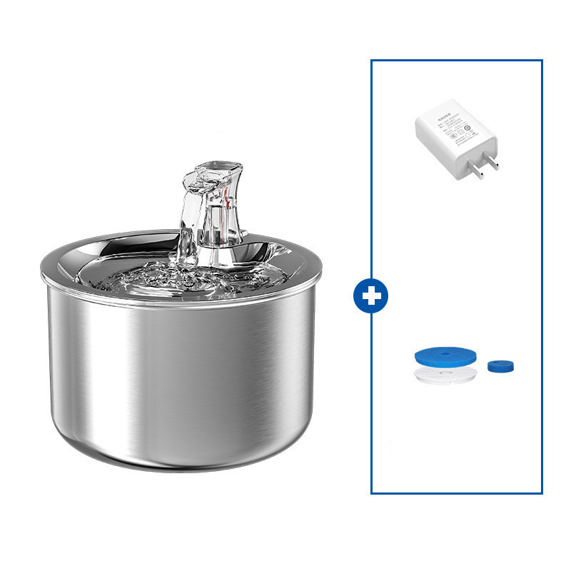 Fontaine à eau inox pour chat & petit chien – Version Smart ou Standard – Image 4