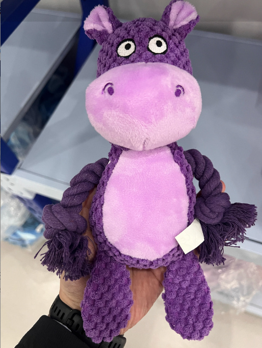 Jouet Corde en Peluche pour Chien – Animaux Amusants à Mâcher et Tirer – Image 10